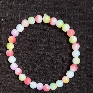 Handcrafted Colorful Glass Beaded Bracelet